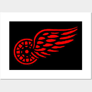 Detroit red wings team Posters and Art